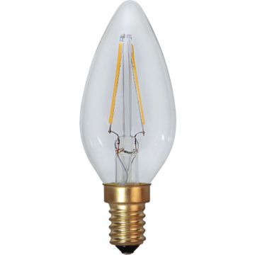 Mignon E14 C35 LED 1,5W 120lm 2100K Soft Glow Klar