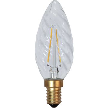 Decoration Mignon E14 TC35 Twisted LED 1,5W 120lm 2100K Soft Glow Klar