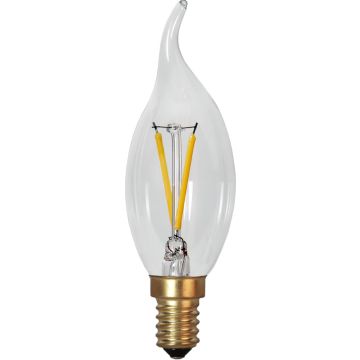 Decoration Mignon E14 Svanehals LED 0,5W 2100K 30lm Soft Glow, Klar