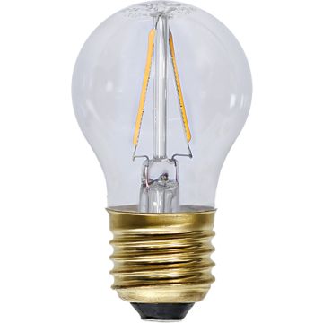 Decoration Krone E27 G45 LED 1,5W 120lm 2100K Soft Glow Klar