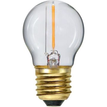 Decoration Krone E27 G45 LED 0,8W LED 70lm 2100K Soft Glow Klar