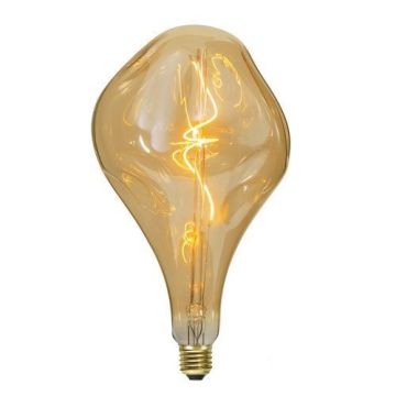 Dekorpære E27 A165 LED 3,8W 220lm 2000K CRI90 Rav, dimbar
