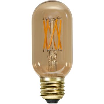 Decoration E27 T45 110mm Vintage Gold 3,7W LED 240lm 1800K, dimbar