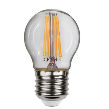 Decoration Krone E27 G45 LED 4,2W 470lm 3000K Klar, 3-step dimmer