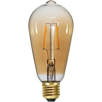 Dekorpære Edison E27 ST64 LED 0,7W 80lm 2000K Rav