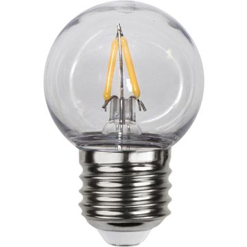 Decoration Krone E27 G45 LED 1,4W 2700K 120lm, Klar polykarbonat