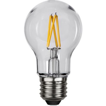 Decoration Normal E27 A55 LED 2,4W 270lm 2700K, Klar polykarbonat