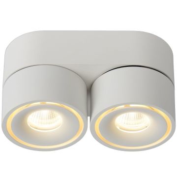 Yumiko dobbel takspot, 16 x 8 cm, dimbar 2x8W LED 2700K 2x627lm