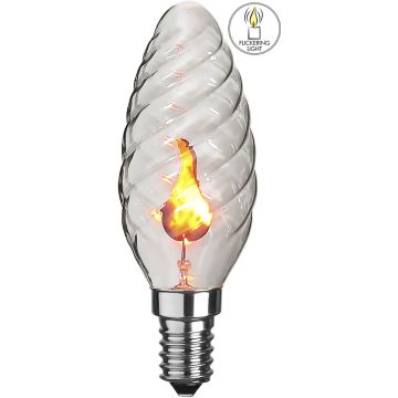 Reservepære glødelampe E14 F-Flame 230V 3W