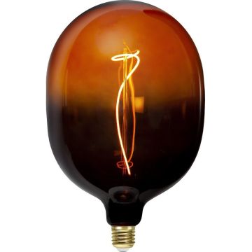 Colourmix E27 C150 dekorpære LED 4W 72lm 2400K, Sort Cognac, dimbar