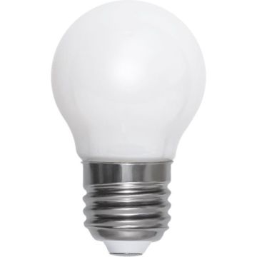 Opaque Krone E27 G45 LED 2W 150lm 2700K Opalhvit