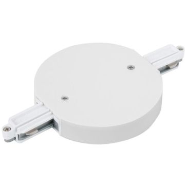 Vox strømtilkobling senter, Rund, diameter 10 cm, Hvit