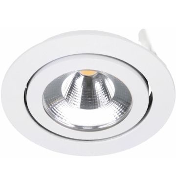 Nelson downlight, med tilt, 5W LED, (Utenpåliggende), diameter 8 cm