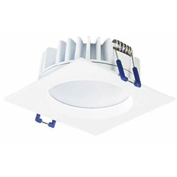 Primo Square downlight, 90º spredning, dimbar 8W LED