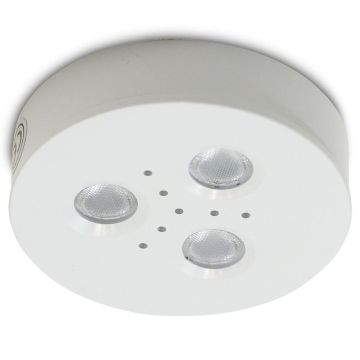 Manitoba Nuevo 3W dimbar LED, (u/driver), diameter 6,2 cm, Hvit
