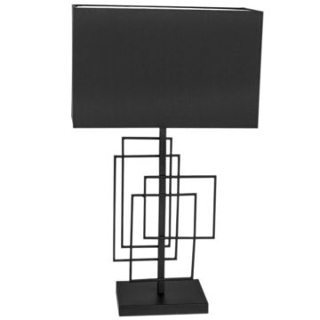 Paragon bordlampe, høyde 69 cm, Sort