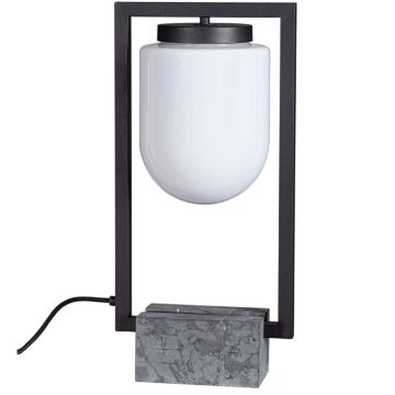 Stanley bord/gulvlampe IP44 H53cm Sandsvart