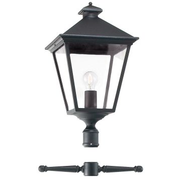 Norlys London 4012 lyktehode, Sort (RAL9005)