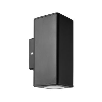 Quadro K2 vegglampe, lys opp og ned, Grafitt (RAL7024)