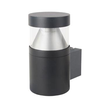 Kono CS Vegglampe dimbar 8W LED 1000lm, 3000K/4000k, høyde 27 cm, Antrasittgrå