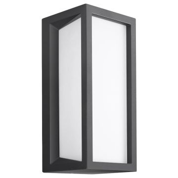 Faro 250 CS Vegglampe dimbar 9W LED 1300lm, 3000K/4000k, Høyde 25 cm, Antrasitt