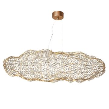 Hayden takpendel 20W LED, Gullfarget, bredde 115 cm, dimbar