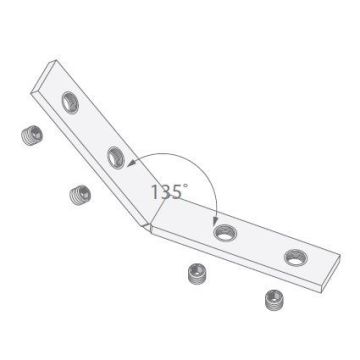 Link 135º vertical - for GIP, GIZA, LARKO, LESTO, LIPOD, LOKOM