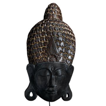 Busso vegglampe, høyde 62 cm, Sort