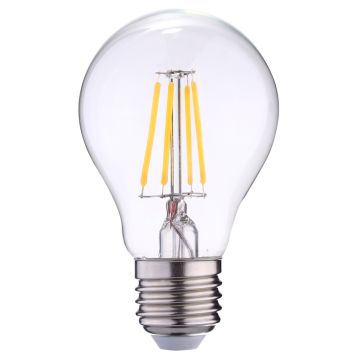 Ecolux Classic E27 4W LED 420lm 2700K Klar, Med lyssensor (begrenset antall)