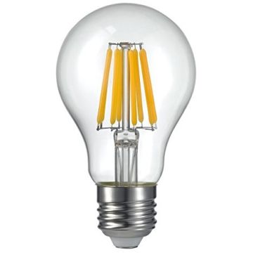 Ecolux E27 A60 8W LED 750lm 2700K Klar, dimbar