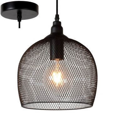 Mesh takpendel, diameter 24 cm, Sort