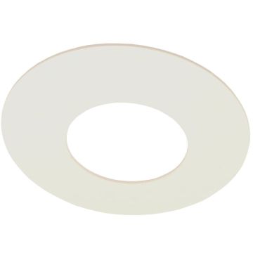 Monteringsplate, for Oz innfelt takspot, diameter 10 cm, Hvit