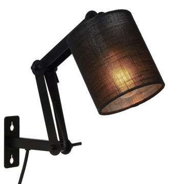 Tampa vegglampe, Sort
