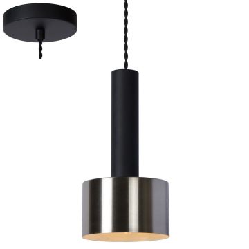 Teun takpendel, diameter 13 cm, Sort