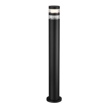 Birk pullert for E27, høyde 80 cm, Sort