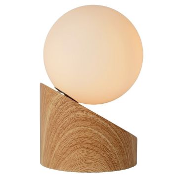 Len bordlampe, høyde 16 cm