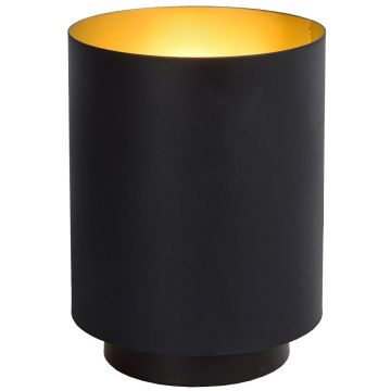 Suzy bordlampe, Sylinderform, Sort/Gull