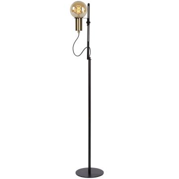 Malcolm gulvlampe, høyde 128 cm, Sort