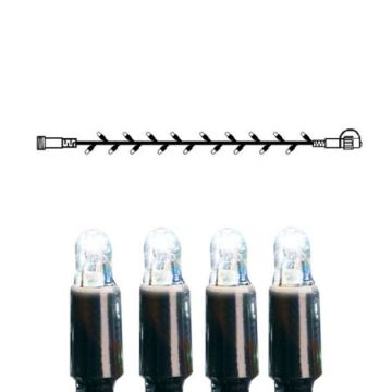 [2] Utvidelse System LED - Lysslynge 500 cm, LED (x50), Sort kabel, Kaldhvit