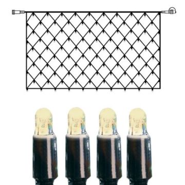 [2] Utvidelse System LED - Lysnett 200x100 cm, LED (x100), Sort kabel, 2800K
