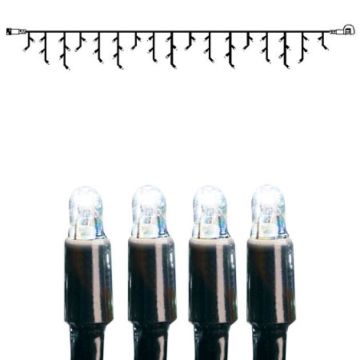 [2] Utvidelse System LED - Lysgardin 300x40 cm, LED (x50), Sort kabel, Kaldhvit (begrenset antall)