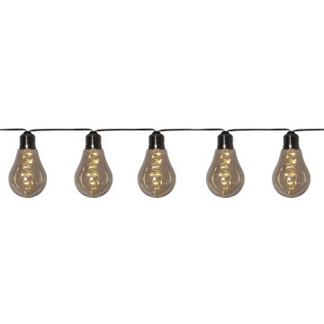 Glow Party light, LED (x10), varmhvitt lys 2800K, lengde 360 cm, sotet