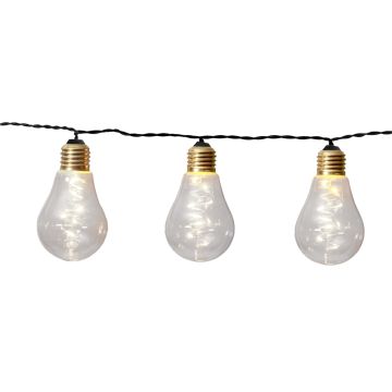Glow Party light, LED (x10), varmhvitt lys 2400K, lengde 360 cm, klar