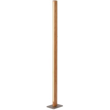 Sytze gulvlampe med dimmer, høyde 151 cm, 30W LED 3000K 2400lm, Lyst tre