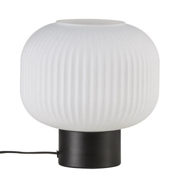 Milford bordlampe, høyde 20 cm, Sort