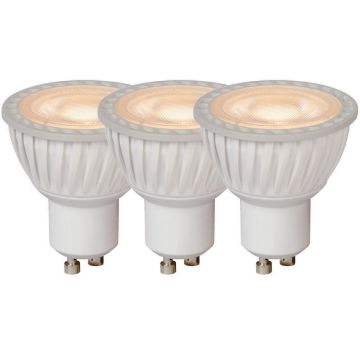 Spotligt 3 x GU10 40° LED 5W 320lm 3000K Hvit, dimbar