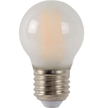 Lyspære E27 G45 LED 4W 280lm 2700K Frostet, dimbar