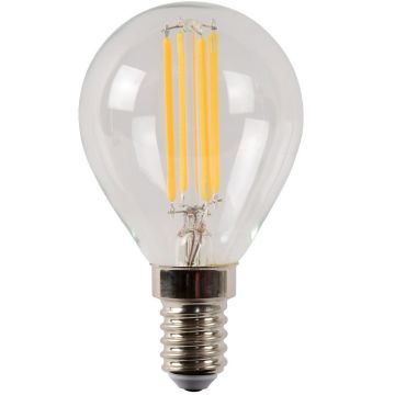 Lyspære E14 P45 LED 4W 400lm 2700K Klar, dimbar