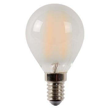 Lyspære E14 P45 LED 4W 280lm 2700K Frostet, dimbar