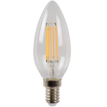 Mignon E14 C35 LED 4W 400lm 2700K Klar, dimbar